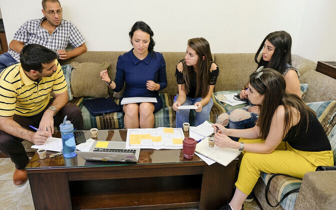 Eestlaste digiõppe kursus Süüria ja Liibanoni koolitajatele Liibanonis.