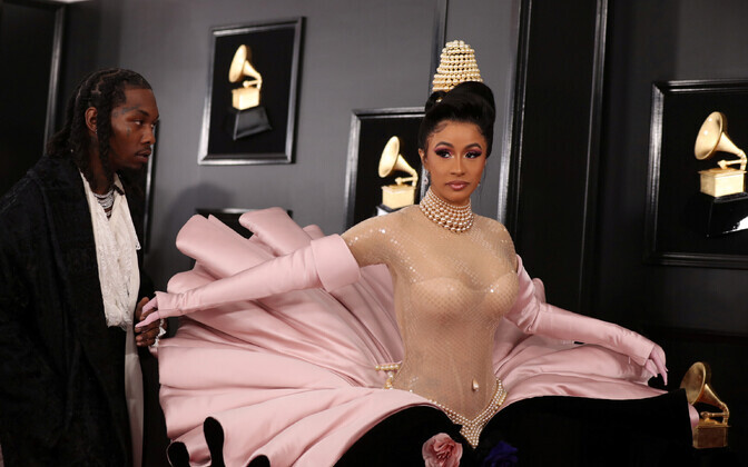 61. Grammyde gala, Cardi B