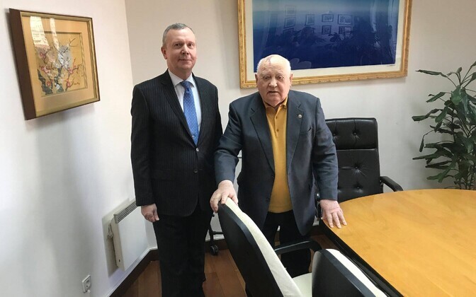 Suursaadik Laidre ja Mihhail Gorbatšov