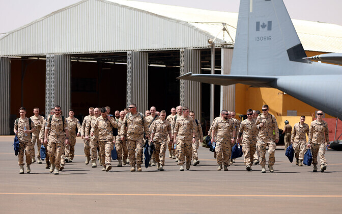Эстонское пехотное подразделение Estpla-30 прибыло в Мали.