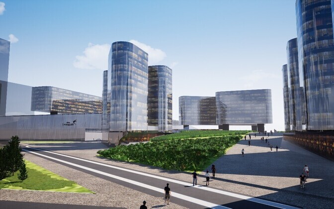 Старое здание пассажирского терминала Таллиннского аэропорта.