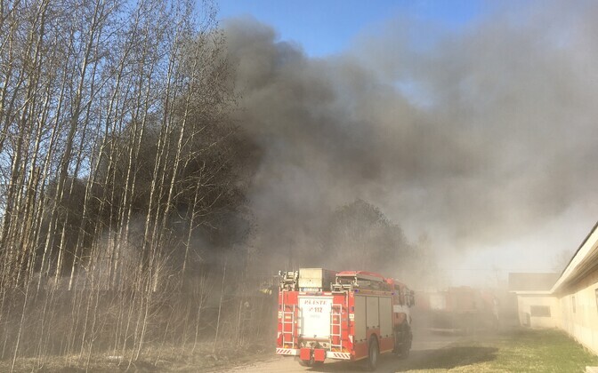 Tulekahju Tartu lähistel.