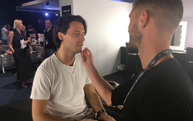 Первая репетиция Виктора Крона в Тель-Авиве.