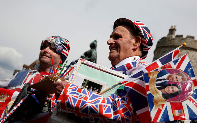 Britid tähistavad Harry ja Meghani lapse sündi