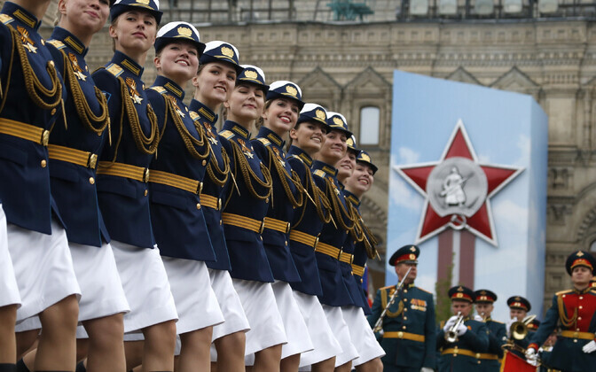 Moskva Punasel väljakul toimus võidupäevaparaad.