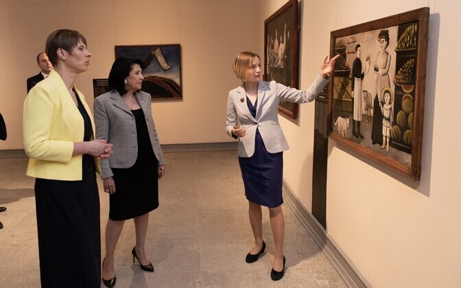 Президент Грузии Саломе Зурабишвили в Таллинне.