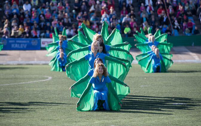 Праздник гимнастики в Пирита.