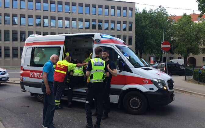 Авария возле Полицейского парка.