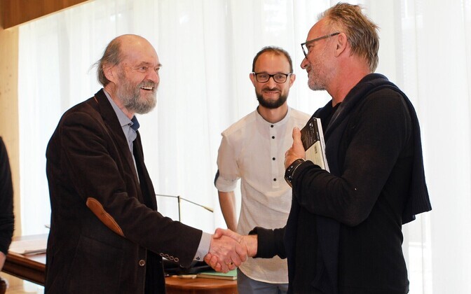 Sting kohtus Arvo Pärdiga