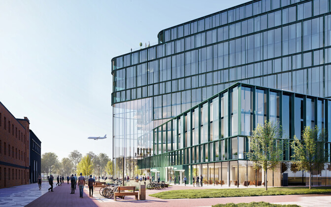 Эскизный проект бизнес-центра у Таллиннского аэропорта.