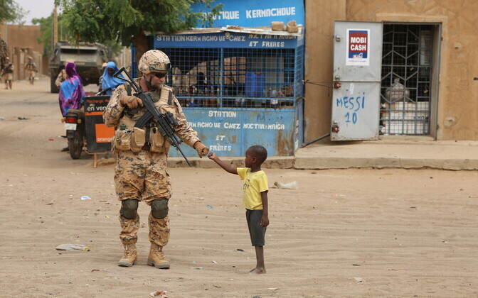 Eesti jalaväerühm iganädalasel patrullil Malis.