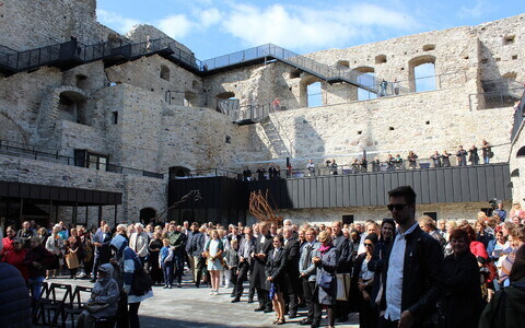Haapsalu's newly renovated episcopal castle and museum.