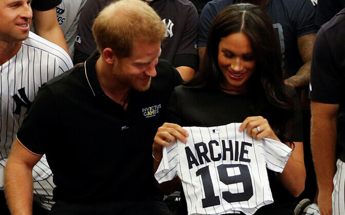 Meghan ja Harry kohtusid pesapalluritega