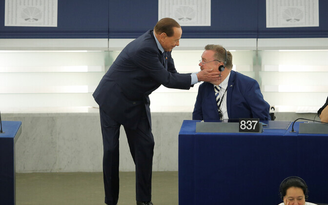 Silvio Berlusconi Euroopa Parlamendis.