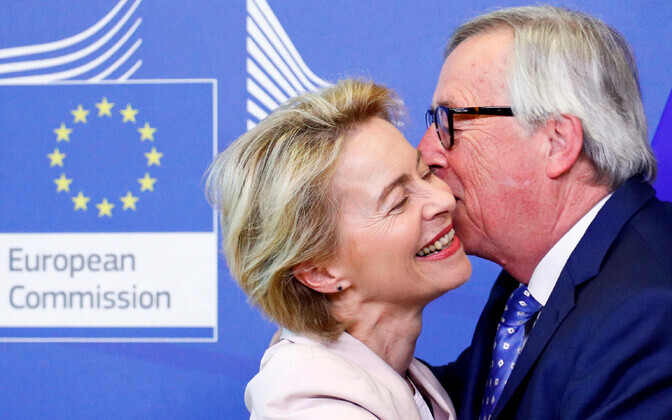 Von der Leyen ja Juncker Brüsselis 4. juulil.