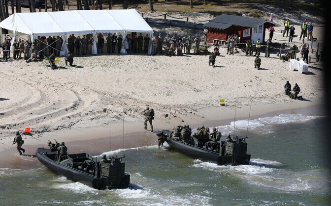 Salmistu meredessant õppusel Baltic Protector.