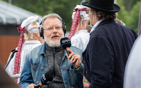ERR's team is at Kalev Stadium, where it will be broadcasting the final performance of the XX Dance Festival live on Friday night. July 5, 2019.