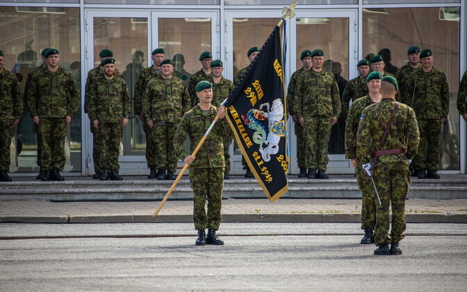 Scoutspataljoni ülema vahetus Tapal.