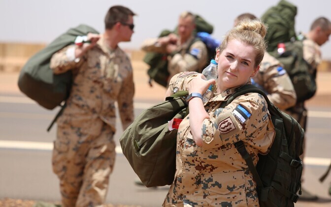 Подразделение Estpla-32 прибыло на военную базу в Мали.