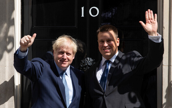 Boris Johnson ja Jüri Ratas.