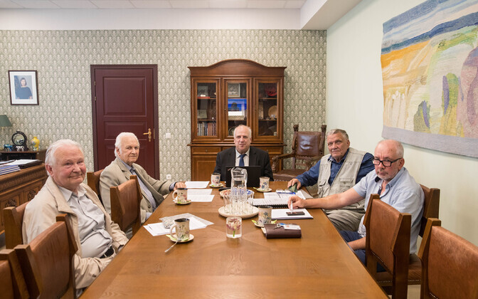 Mart Järviku kohtumine Arnold Rüütli, Arvo Sirendi ja Jaak Uibuga