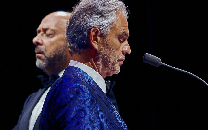 Andrea Bocelli Tallinna lauluväljakul