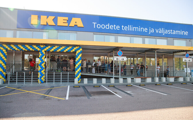 IKEA Tallinn, a concept featuring a limited showroom and online order pickup point, opened on Thursday. Aug. 29, 2019.