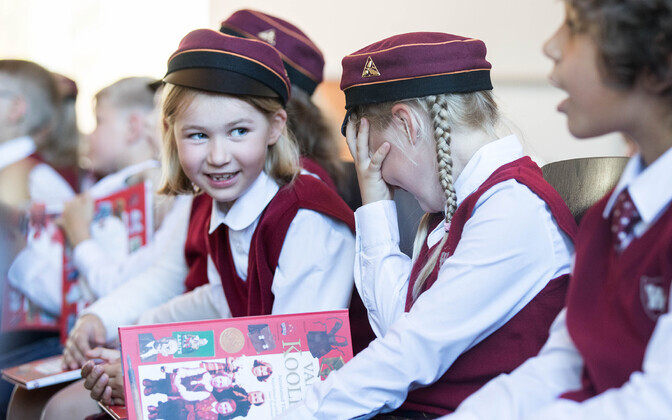 Esimene koolipäev Jakob Westholmi gümnaasiumis