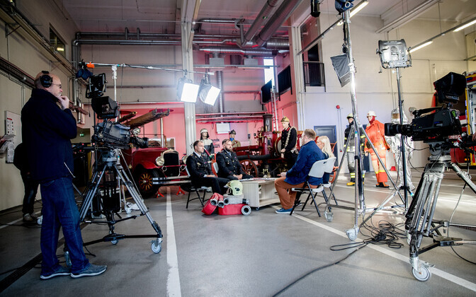 Terevisiooni otsesaade Lasnamäe tuletõrjedepoost