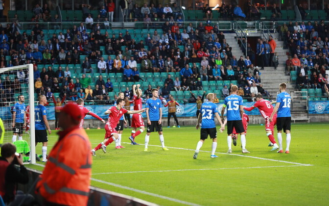 Jalgpalli EM-valikmäng Eesti - Valgevene