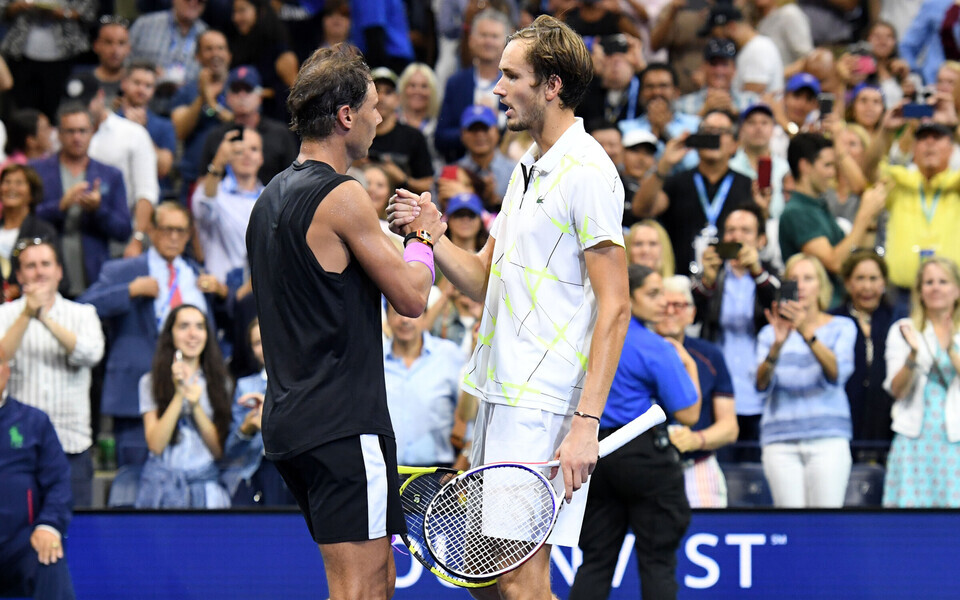 Rafael Nadal ja Daniil Medvedev