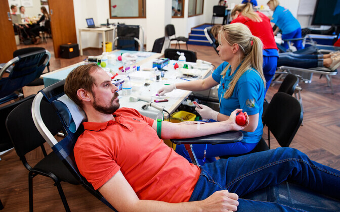 Blood donor day at ERR.
