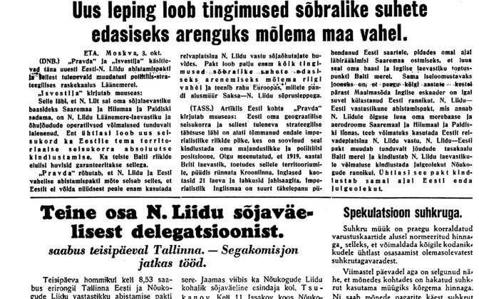 Uus Eesti 4.10.1939.
