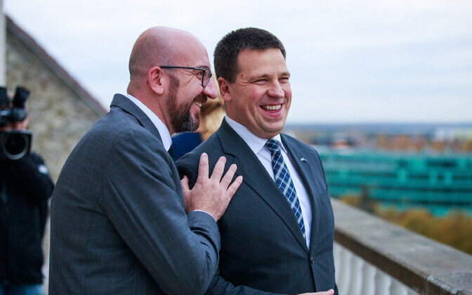 Jüri Ratas kohtus Euroopa Ülemkogu tulevase eesistuja Charles Micheliga.