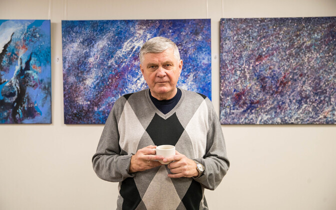 Exhibition of Priit Vaher's artwork at the ERR News House