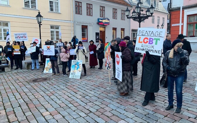 EKRE meeleavaldus Tartus.