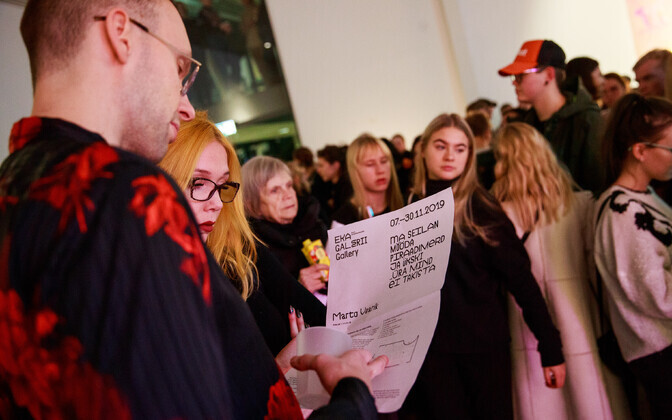 Marta Vaariku näituse avamine