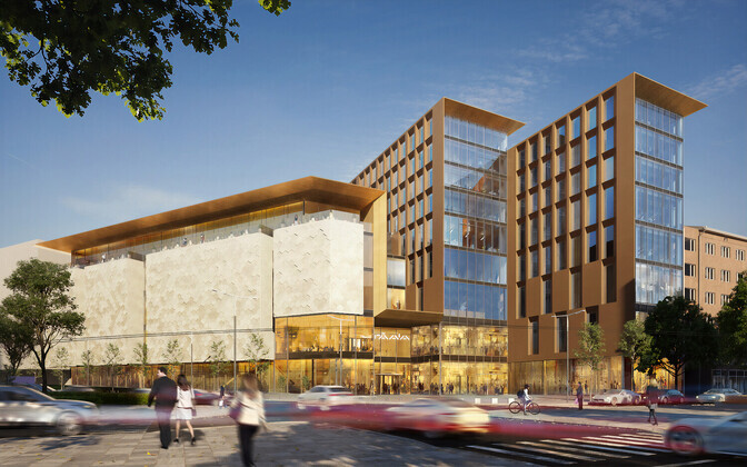 Rävala ja Estonia puiestee vahelise kvartali arhitektuurikonkursi võidutöö