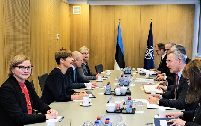 Kersti Kaljulaid kohtus Jens Stoltenbergiga