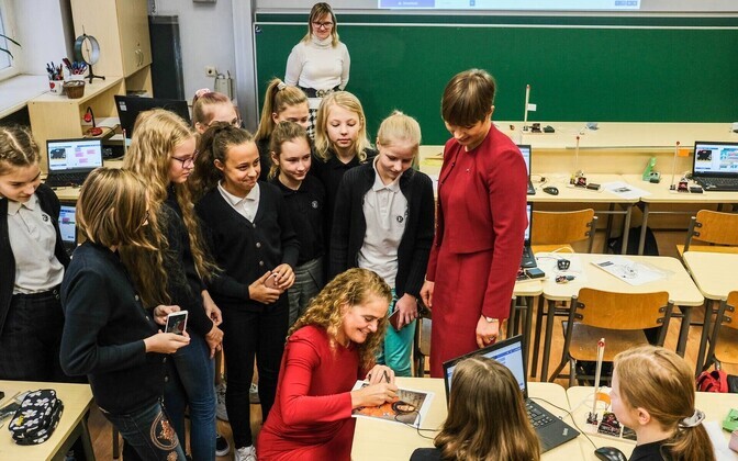 Governor General of Canada Julie Payette is on a two-day visit to Estonia. Nov. 27, 2019.