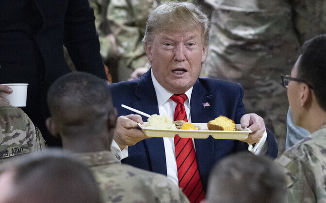 President Donald Trump külastas üllatusvisiidil Afganistanis teenivaid ameeriklasi.