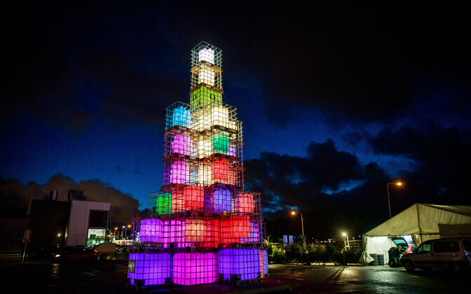 Рождественское дерево в Виймси.