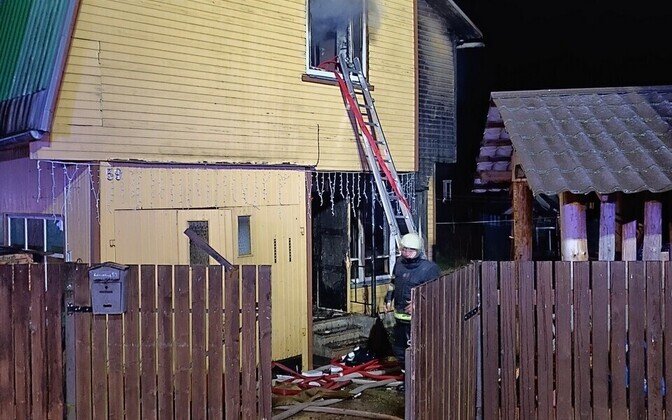 Tulekahju Tartus Koidutähe tänaval