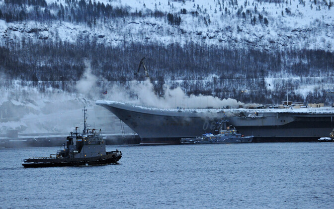 Venemaa ainsal lennukikandjal Admiral Kuznetsov puhkes tulekahju.