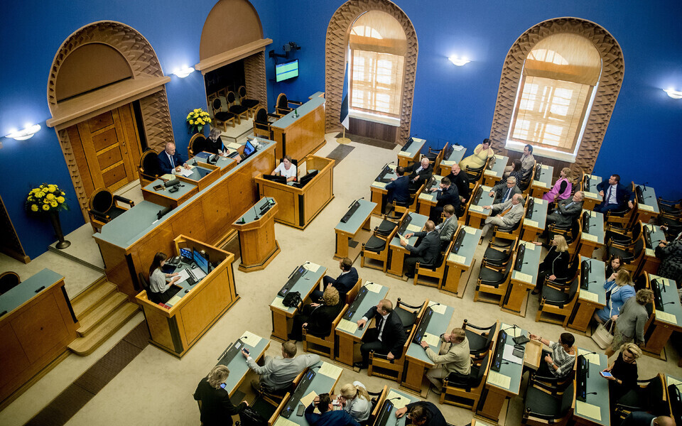 Зал заседаний Рийгикогу.