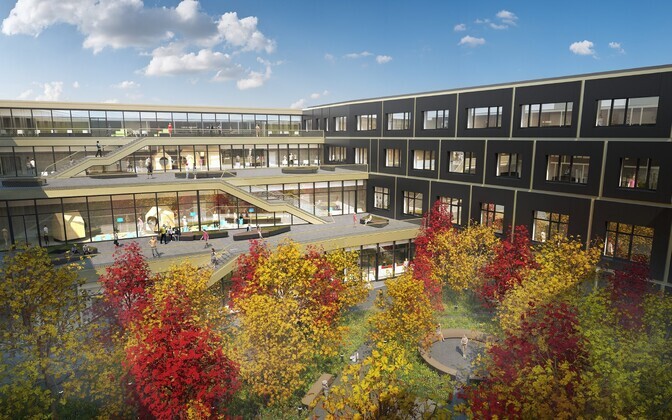 Designs for Tallinn Music and Ballet School building.