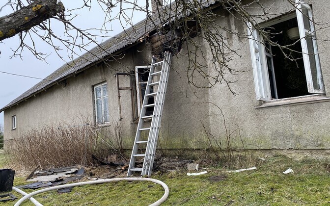 The farmhouse in Pärnu County.