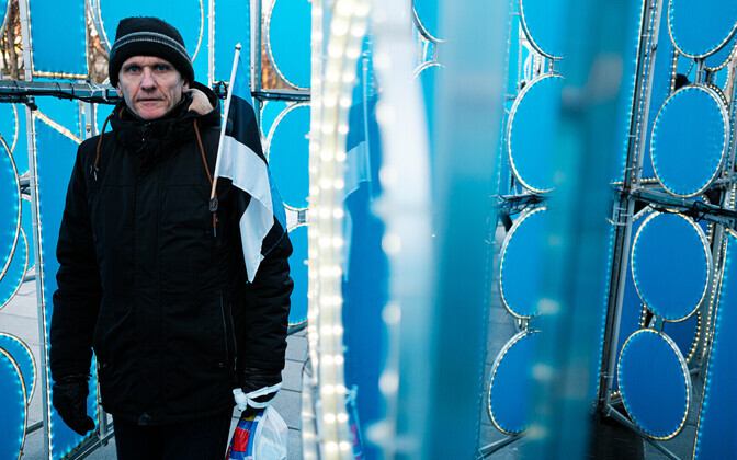 Installation in Tallinn's Tammsaare Park.