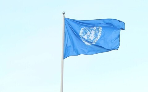 Флаг ООН. Иллюстративная фотография.