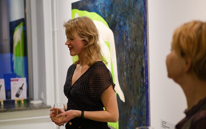 Johanna Mudisti näituse “Ajarändur” avamisene Vabaduse galeriis.